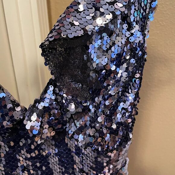 Free People Purple Sequin Siren Dress NWT - Picture 13 of 16